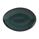 OVAL DESSERT PLATE ORGANIC STONEWARE Ø 8.86" OCEANO