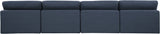 Comfy - Linen Modular Armless Sofa 4 Seats