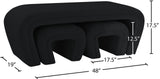 Odelia Contemporary Nesting Bench Set - Stylish Space-Saving Solution for Modern Living Spaces