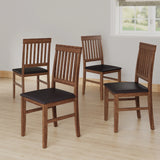 Solid Rubberwood Upholstered Dining Chair