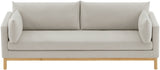 Langham Sofa - Modern Mid-Century Design with Plush Comfort and Durable Solid Wood Frame 90" W