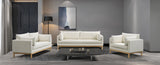 Langham Sofa - Modern Mid-Century Design with Plush Comfort and Durable Solid Wood Frame 90" W