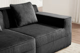 MARTHA 81" Loveseat with 1 Ottoman