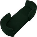 Hilton Boucle Fabric Chaise Lounge - Stylish Contemporary Seating for Cozy Living Spaces