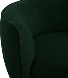 Hilton Boucle Fabric Chaise Lounge - Stylish Contemporary Seating for Cozy Living Spaces