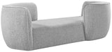 Hilton Boucle Fabric Chaise Lounge - Stylish Contemporary Seating for Cozy Living Spaces