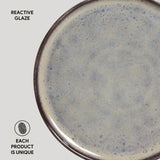 BREAD PLATE STONEWARE Ã˜ 6.1x0.63" TOURMALINE