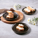 BREAD PLATE STONEWARE Ø 6.1x0.63" METALLICA