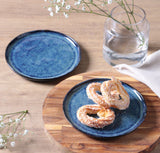 BREAD PLATE STONEWARE Ø 15.5x1.6CM DENIM