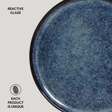 BREAD PLATE STONEWARE Ø 15.5x1.6CM DENIM