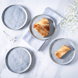 BREAD PLATE STONEWARE Ø 6.1x0.63" DUST
