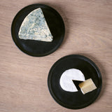 BREAD PLATE STONEWARE Ø 6.1x0.63" MATTE BLACK
