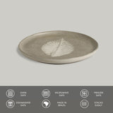 BREAD PLATE STONEWARE Ø 6.1x0.63" SEIVA