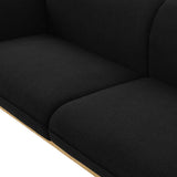 Nolita 62.5" Boucle Fabric Upholstered Loveseat