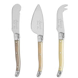 Wholesale Laguiole 3-Piece Mother of Pearl Cheese Knife Set