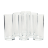 Gibson Home Boozy Brunch 7 Piece Glass Pitcher & Tumbler Set – 1.5L Pitcher with Six 13–14oz Tumblers, Everyday Beverage & Entertaining Drinkware Set, Dishwasher Safe