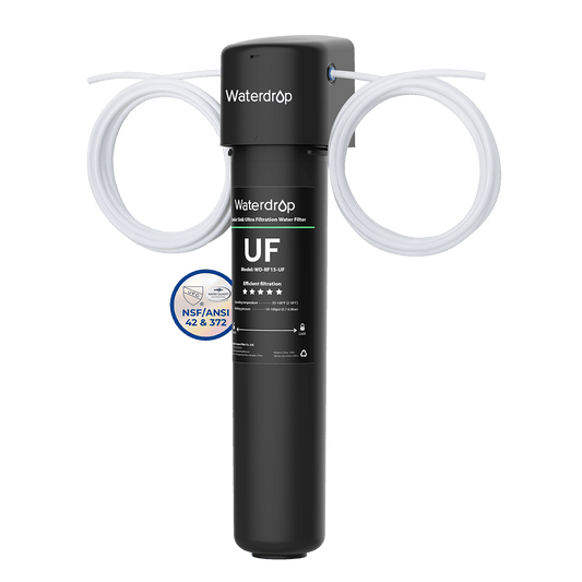 Inline Ultrafiltration Refrigerator Water Filter | Exterior Filtration System-Universal Fit