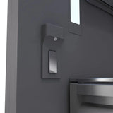 ZLINE 30" Panel Ready Built-In Bottom Freezer Refrigerator,Water Dispenser, Ice Maker,Graphite Gray, Gold GRBIVZ-30-G