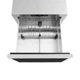 ZLINE 24" Touchstone 168 Can Outdoor-Rated Dual Refrigerator Drawer, Panel Ready Champagne Bronze, RDSPOZ-24-CB