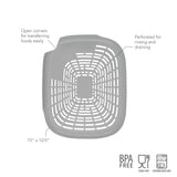 Prep N Rinse Flat Colander