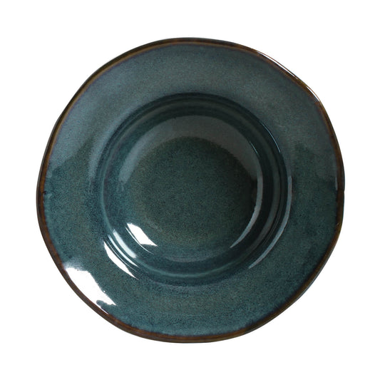 DEEP RIM PLATE  STONEWARE Ø 7.48x2.17" OCEANO