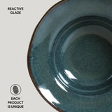 DEEP RIM PLATE  STONEWARE Ø 7.48x2.17" OCEANO