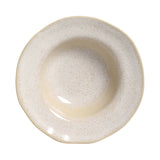 DEEP RIM PLATE  STONEWARE Ø 7.48x2.17" LATTE
