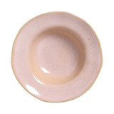DEEP RIM PLATE  STONEWARE Ø 7.48x2.17" LITCHI