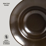 DEEP RIM PLATE  STONEWARE Ø 7.48x2.17" METALLICA