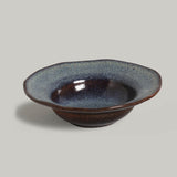 DEEP RIM PLATE  STONEWARE Ø 7.48x2.17" TITANIUM