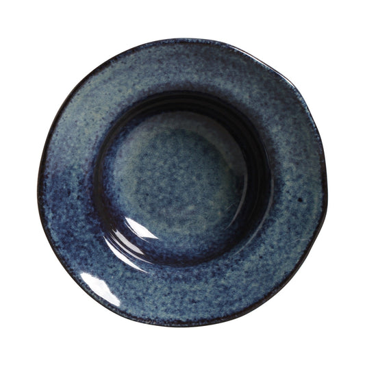 DEEP RIM PLATE  STONEWARE Ø 7.48x2.17" DENIM