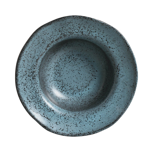 DEEP RIM PLATE  STONEWARE Ø 7.48x2.17" NIGHT SKY