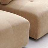 Memosa Modular Deep Seating Sectional Sofa - Cloud-Like Comfort with Memory Foam Cushions