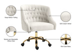 Arden Velvet Upholstered Office Chair