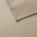 Cotton-Blend Sateen 800TC 6-Piece Sheet Set, Khaki