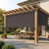 10' W X 8' H Outdoor Roller Shade with 95% Uv Protection