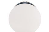 GALEN Modern Round Nightstand with Storage Drawer