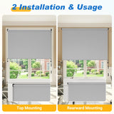 10' W X 8' H Outdoor Roller Shade with 95% Uv Protection