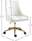 Karina Velvet Upholstered Office Chair