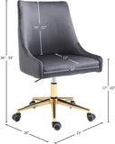 Karina Velvet Upholstered Office Chair
