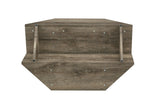 LORVIN 43" Tempered Glass Coffee Table