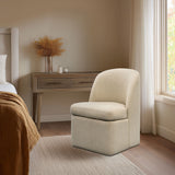 Cube-Inspired Dining Motion Chair, Taupe