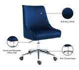 Karina Velvet Upholstered Office Chair