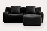 ROMA 82.7" Loveseat with 1 Ottoman
