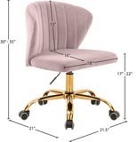 Finley Velvet Upholstered Office Chair