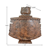 Patina Aluminum Vase - Large