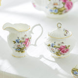 Gracie Bone China Grace's Rose Sugar & Creamer Set