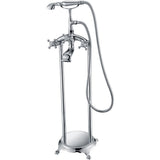 Suni 3-Handle Claw Foot Tub Faucet with Hand Shower