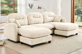 MOLLY 107" 3 Seater with 2 Ottomans