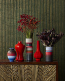 Bittersweet Peking Long Neck Vase